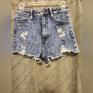 🩳2/$20 No Boundaries, Dark Wash, Denim Distressed Shorts